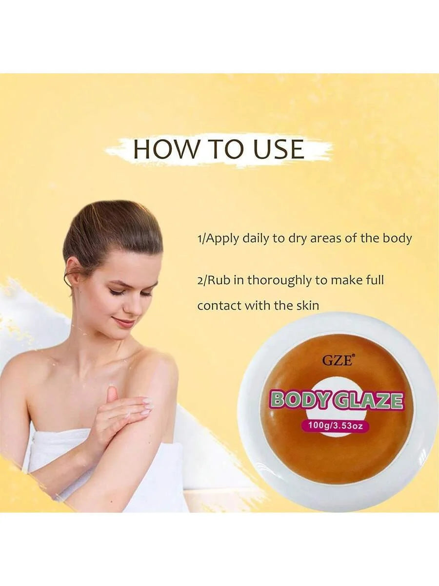 GZE BODY GLAZE Deep Moisturizing And Firming - Smooth Dry Skin For Both Men And Women Silky Smooth Skin Exfoliating Gel