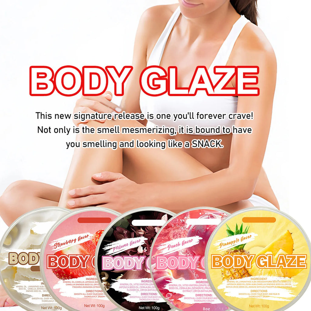 Body Glaze Moisturizing 100g Women's Body Glaze Moisturizes Nourishes Dryness Butter Body Moisturizer for Women Anti Aging