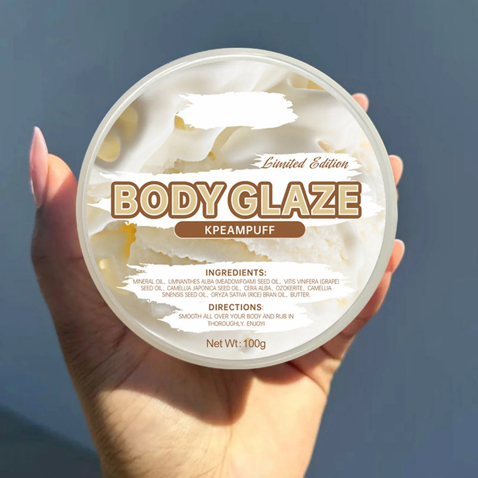 Body Glaze Moisturizing 100g Women's Body Glaze Moisturizes Nourishes Dryness Butter Body Moisturizer for Women Anti Aging