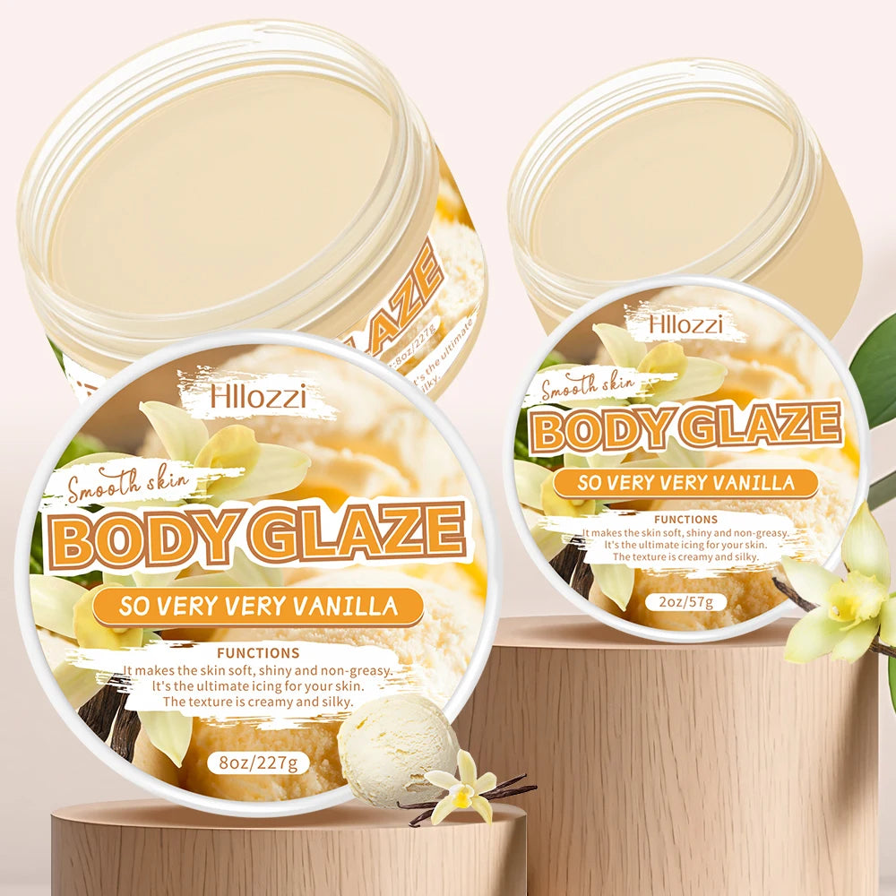 Vanilla body glaze can be used on the face and body to moisturize and nourish the skin, making it elastic Fresh