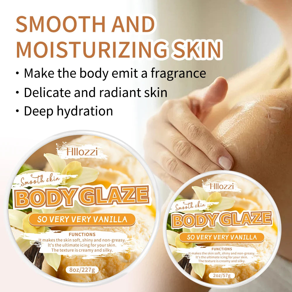 Vanilla body glaze can be used on the face and body to moisturize and nourish the skin, making it elastic Fresh